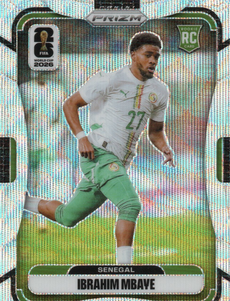 2026 Panini Prizm FIFA World Cup #405 Ibrahim Mbaye Wave Prizms
