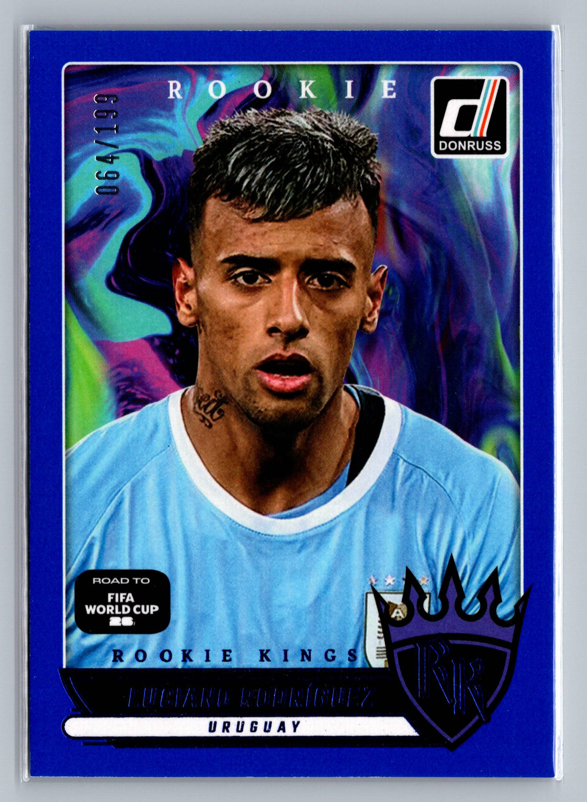 2025-26 Donruss  FIFA World Cup #16 Luciano Rodríguez Rookie Kings Blue #/199