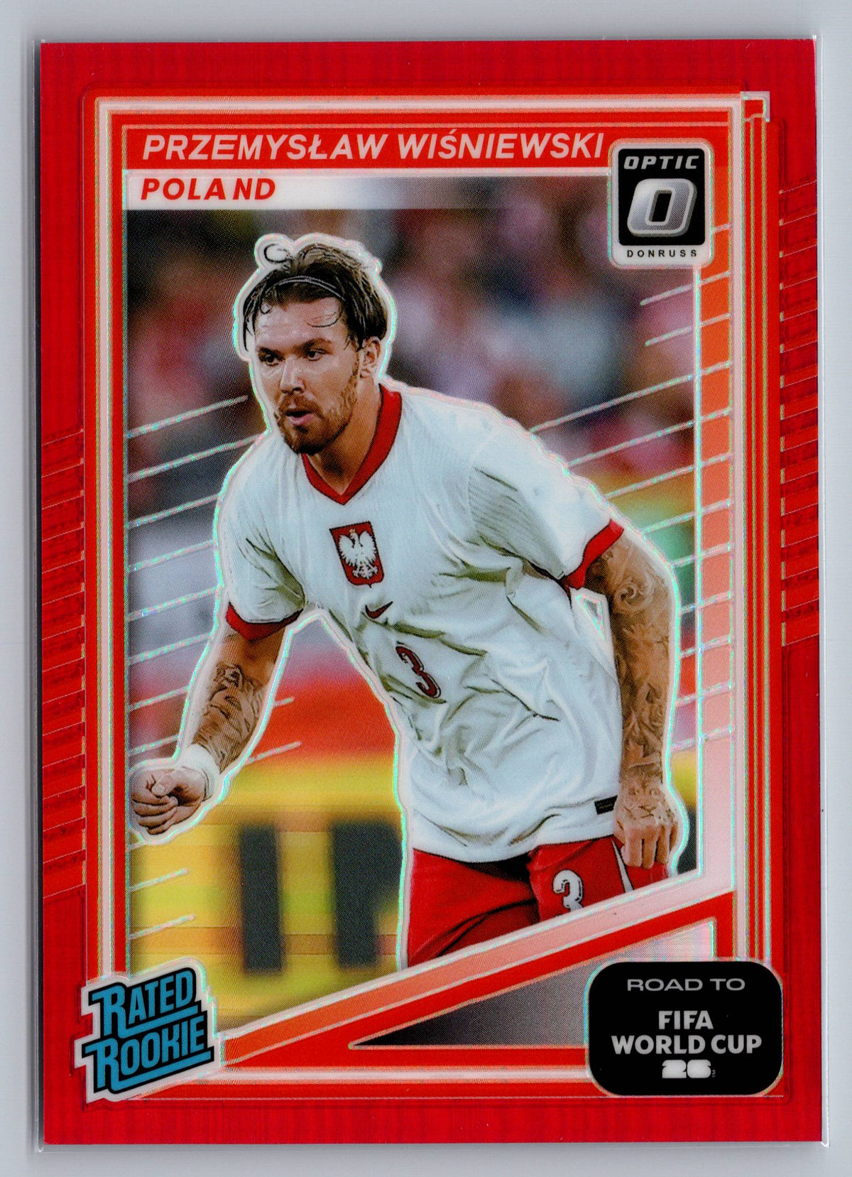 2025-26 Donruss FIFA World Cup #228 Przemyslaw Wisniewski Optic Orange  #/199